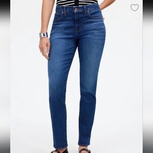 Madewell Mid-Rise Perfect Vintage Jean Blue Jeans Women's Size 25 Dark Wash